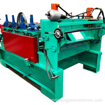 Straighten and cutting machine with slitting